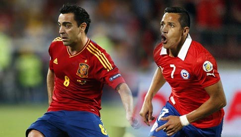 كأس العالم :  إسبانيا 0 تشيلي 1