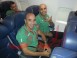 صور لاعبي مولودية الجزائر في الطائرة المتوجهة إلى المغرب