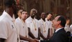 صور استقبال الرئيس اللفرنسي فرونسوا هولاند لمنتخب كرة السلة