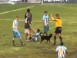 كلب يتدخل لإيقاف هجمة في الدوري البرازيلي لكرة القدم