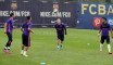 تدريبات برشلونة لنهار اليوم