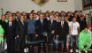 صور استقبال رئيس الحكومة سلال للاعبي المنتخب الوطني في جنان الميثاق