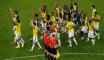 صور فرحة لاعبي كولومبيا بالفوز التاريخي على منتخب الأوروغواي