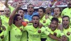 صور من تتويج برشلونة بـ لقب الليغا