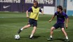 صور من تدريبات برشلونة