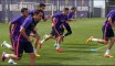 صور من تدريبات برشلونة صباح اليوم