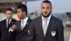 صور وصول بعثة المنتخب الوطني إلى مطار كامبيناس الدولي
