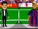 فيديو كرتوني مضحك : سواريز في برشلونة يسخر من بدلة ميسي وجيرارد يبكي !!